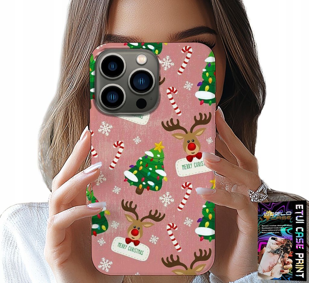 Hülle Für Iphone 14 Pro - Weihnachtsbaum Rentier Zuckerrohr Designs