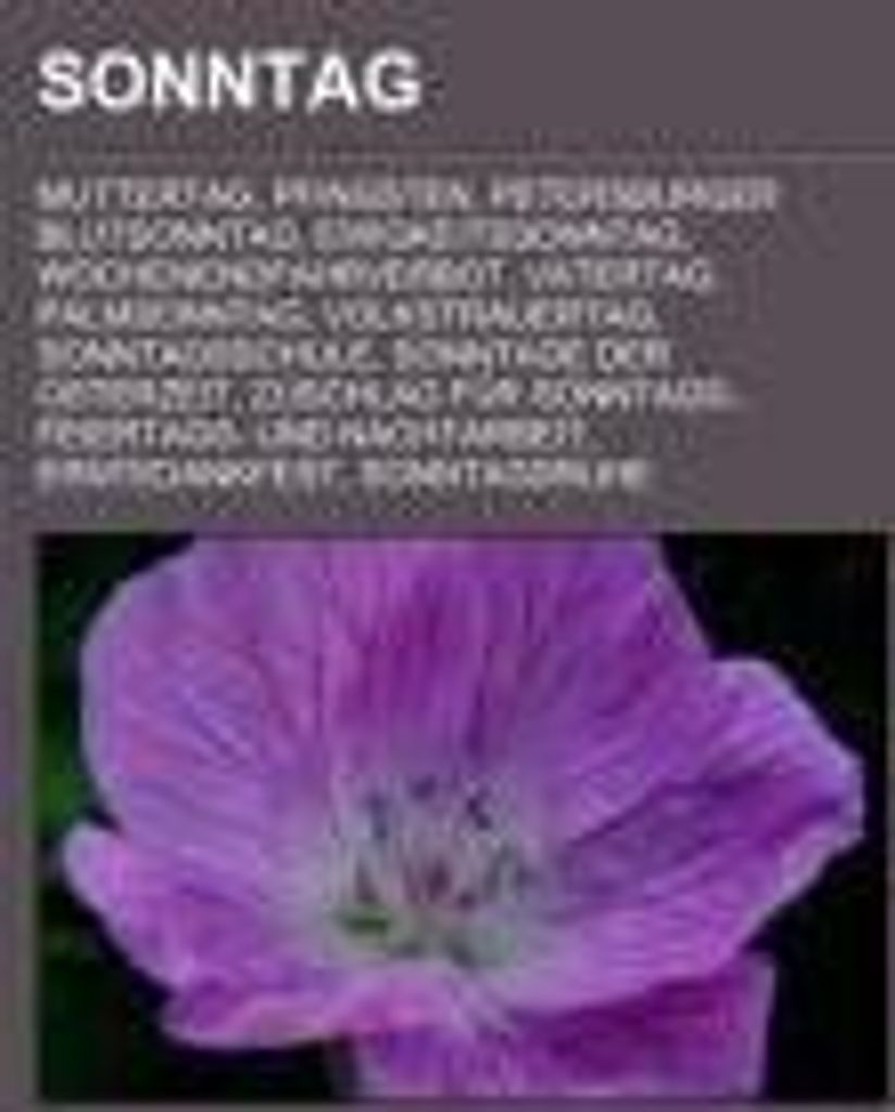 Sonntag