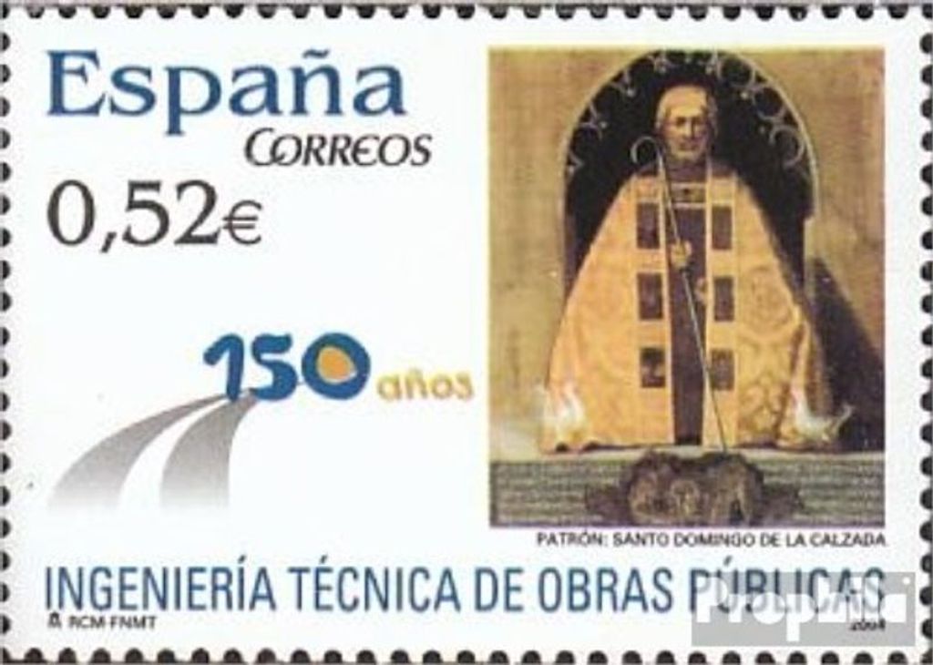Briefmarken Spanien 2004 Mi 3949 (kompl.Ausg.) postfrisch Bauingenieurswesen