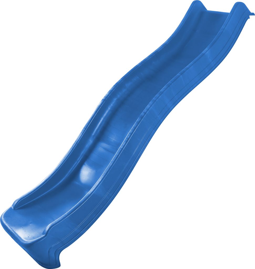 AXI Sky220 Rutsche mit Wasseranschluss Blau - 220 cm | Anbau Element für Kinder Spielturm/Spielhaus/Stelzenhaus | Wasserrutsche/Anbaurutsche für