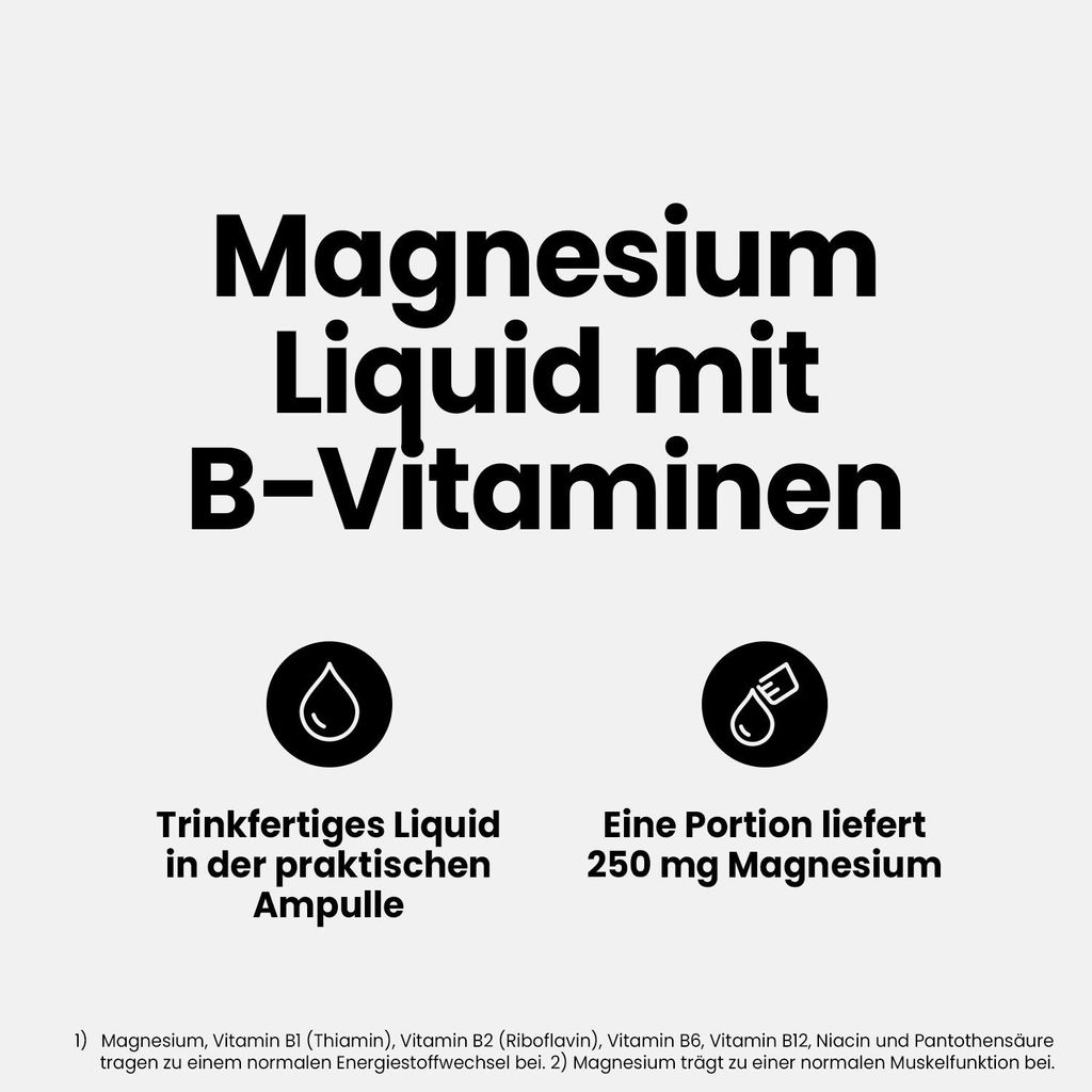 Best Body Nutrition - Magnesium Vitamin Ampullen - Tropical - 20 Ampullen à 25 ml