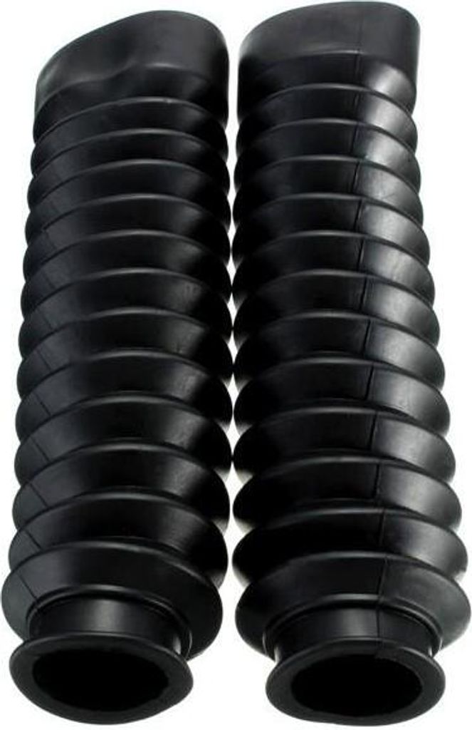 Motorrad Vordergabel schwarz Gummi Stiefel Dust Jacke Cover 200x50x38mm