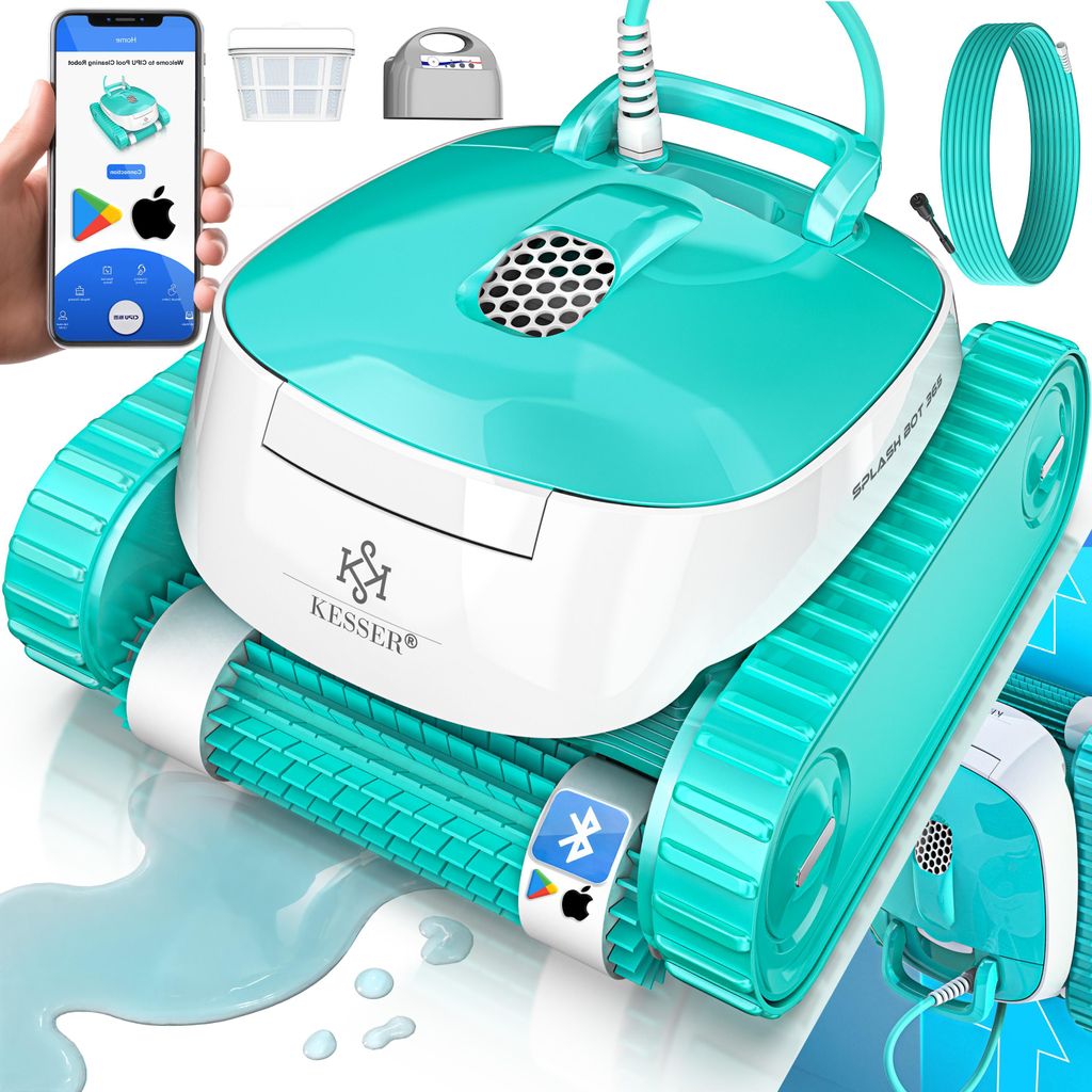 KESSER® Poolroboter für Boden und Wand, Poolsauger bis Produktbild 