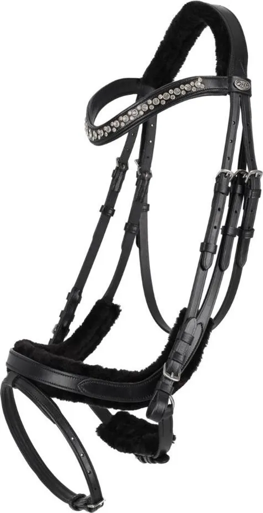 Mors Sensisoft QHP anatomique noir pour une monte précise en taille Full