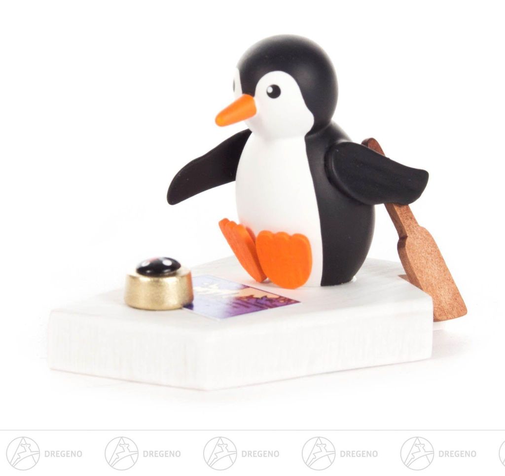 Miniatur Pinguin auf großer Fahrt Breite x Höhe x Tiefe 6 cmx4,5 cmx3,5 cm NEU