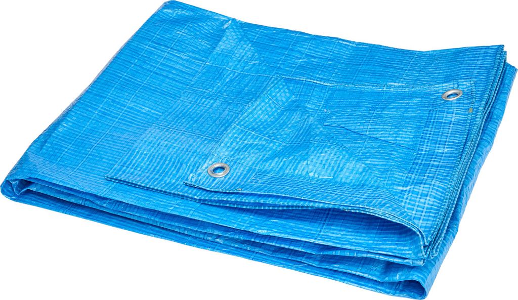 Garronda Abdeckplane wasserdicht, mit Ösen – 4x5 m 60 g/m²– leichte Gewebeplane – flexibel, abwaschbar – PP Tarpaulin – für Garten & S...