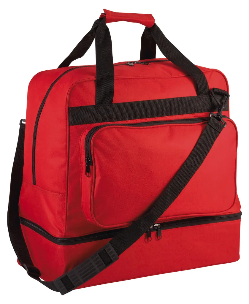 Sac de football avec compartiment rigide 60L - Bagage de sport noir