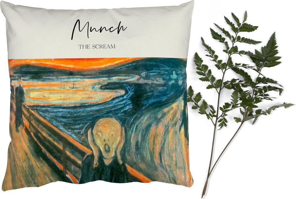 MuchoWow Zierkissen Sofakissen Wohnzimmer Dekokissen 45x45 cm Malerei - Jugendstil - Alte Meister - Schlafpolster - Polster für das Sofa