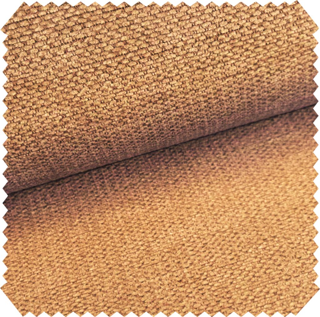 novely MUDAU SOFT Samtweicher Chenille-Polsterstoff - Melierter Möbelstoff - Grober Struktur-Stoff - Mélange Meterware 1lfm - Farbe: 51 Orange