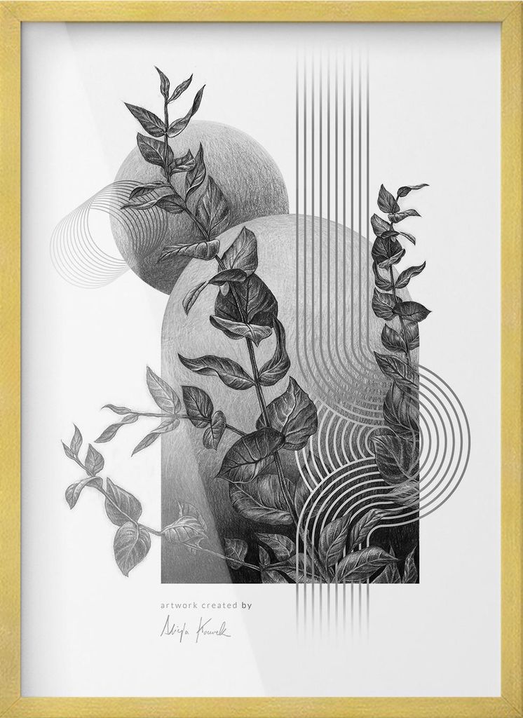 Bilderrahmen Gold Fotorahmen Wanddeko Collage Foto Poster Produktbild 