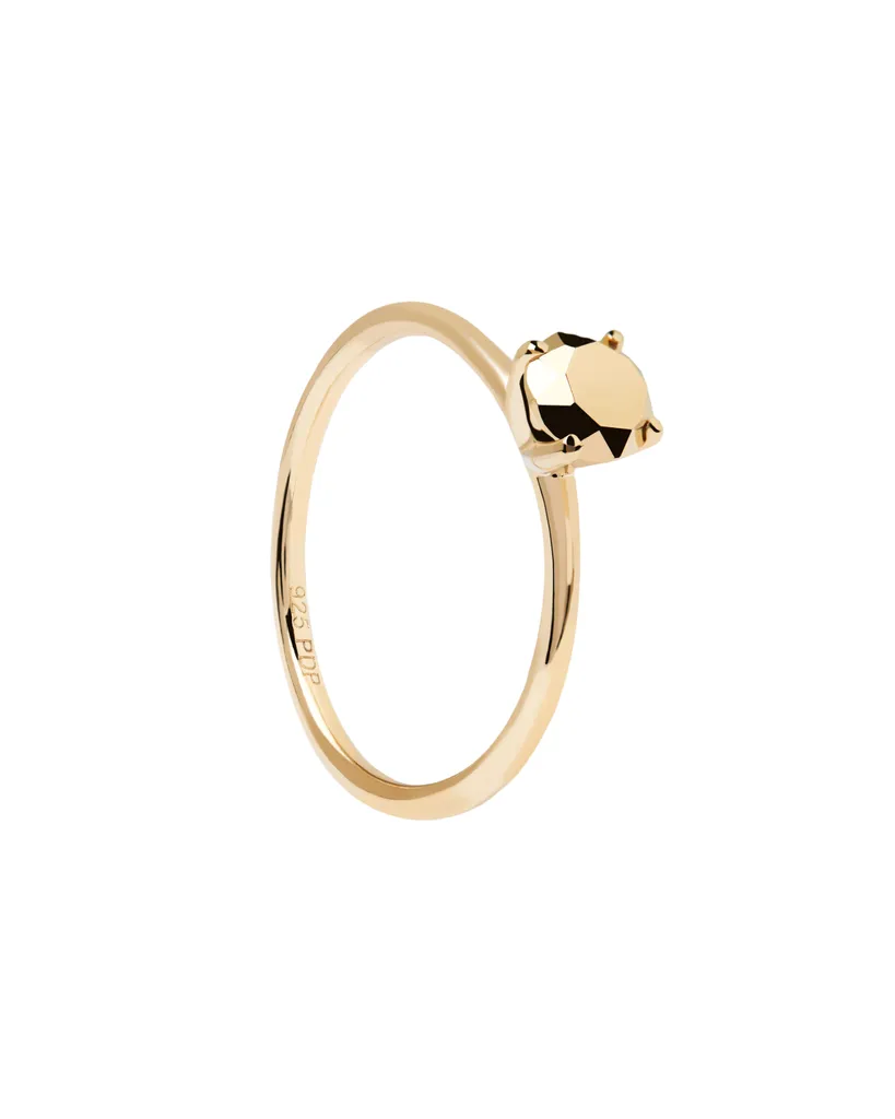 Anello PDPAOLA Golden Gem - Prezzo Speciale Argento Oro 18K