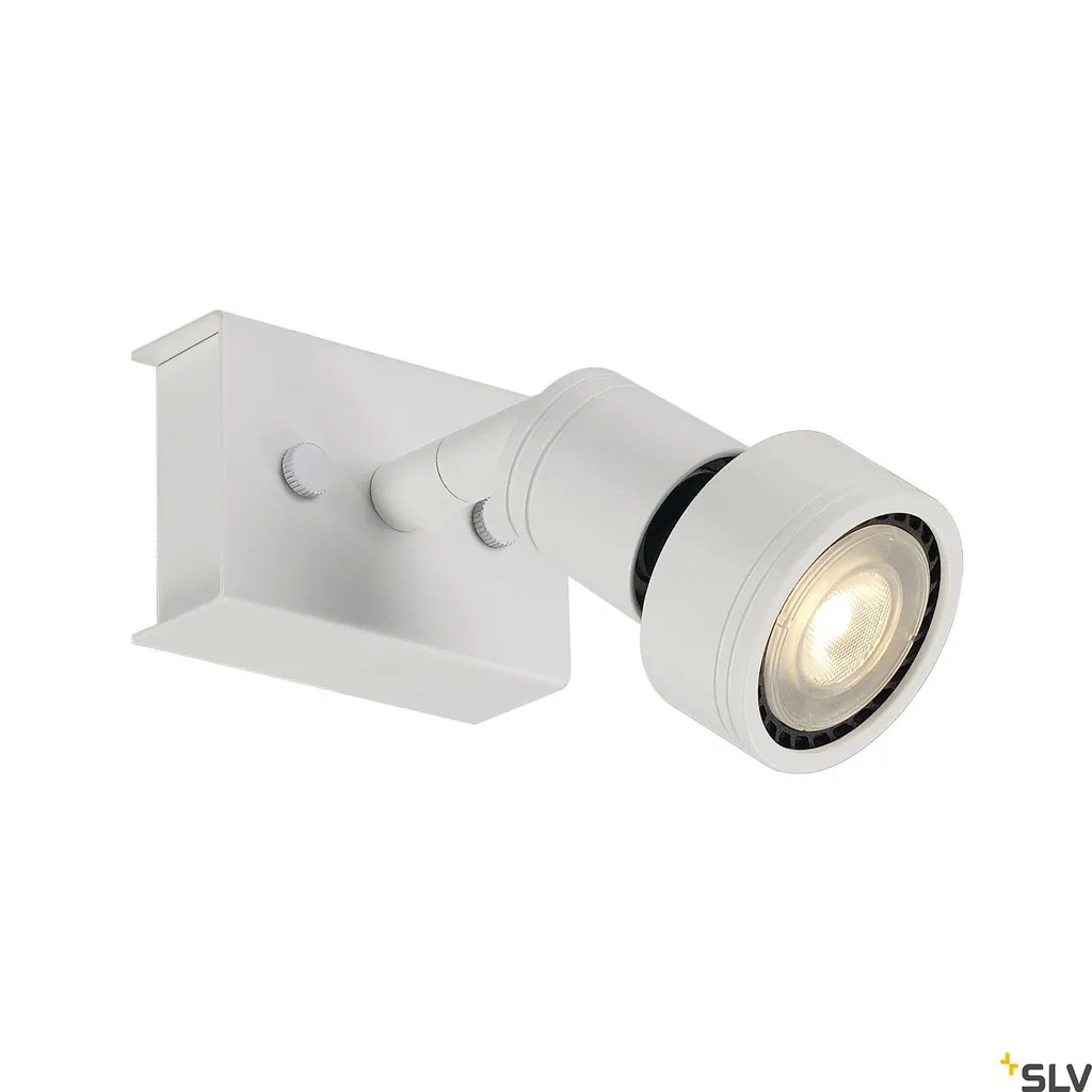 PURI 1 Plafoniera Bianco Opaco GU10 | Lampada a Soffitto Design Moderno