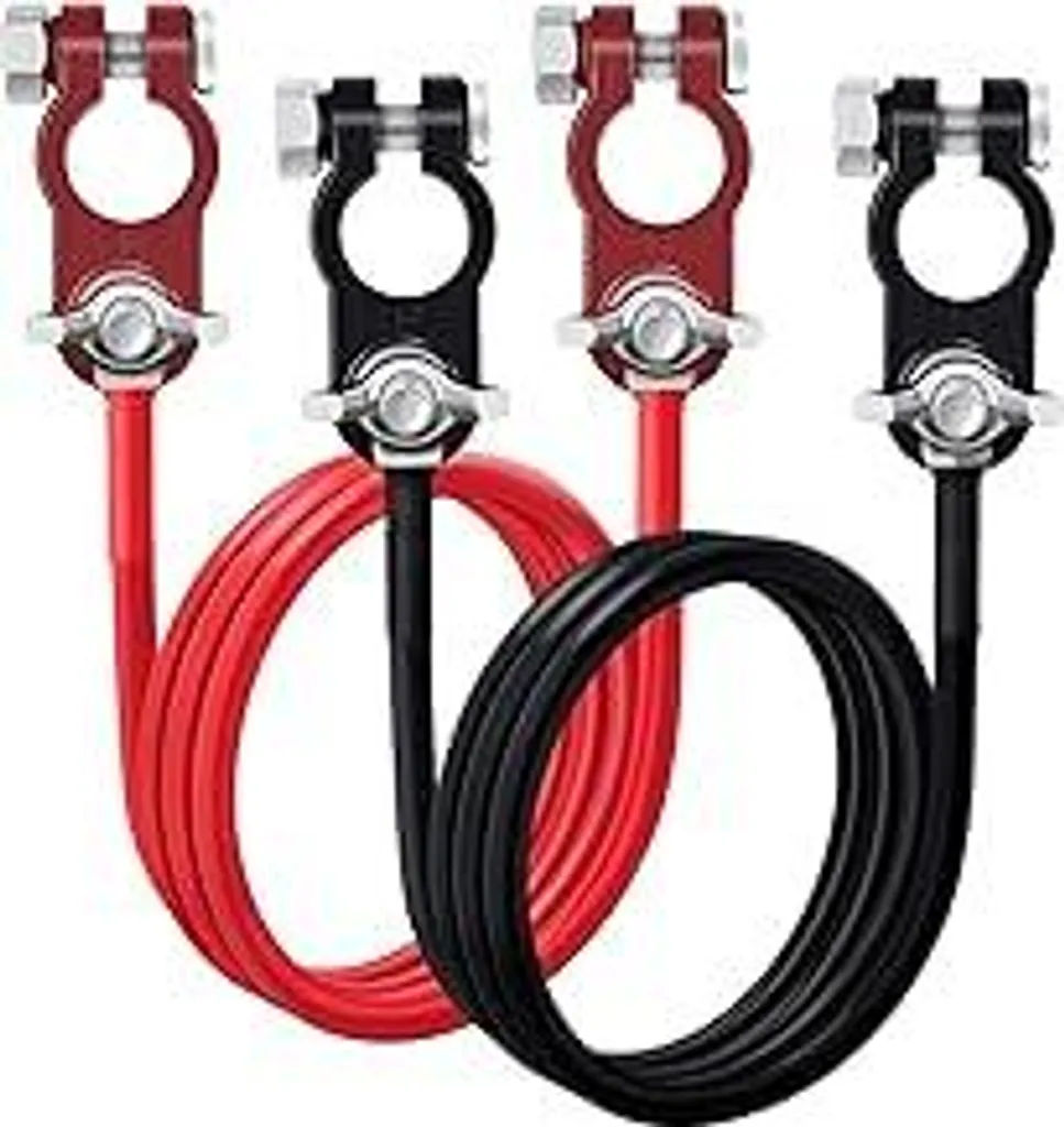 Cavo Batteria Professionale 6 mm² 10 AWG - Alta Conducibilità 1m