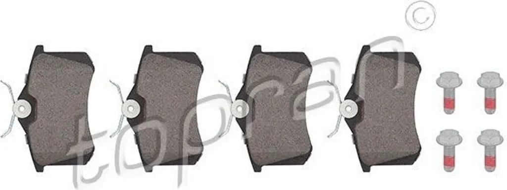 Plaquettes de frein 5Q0 698 451D anti-vibration pour Jetta et Octavia