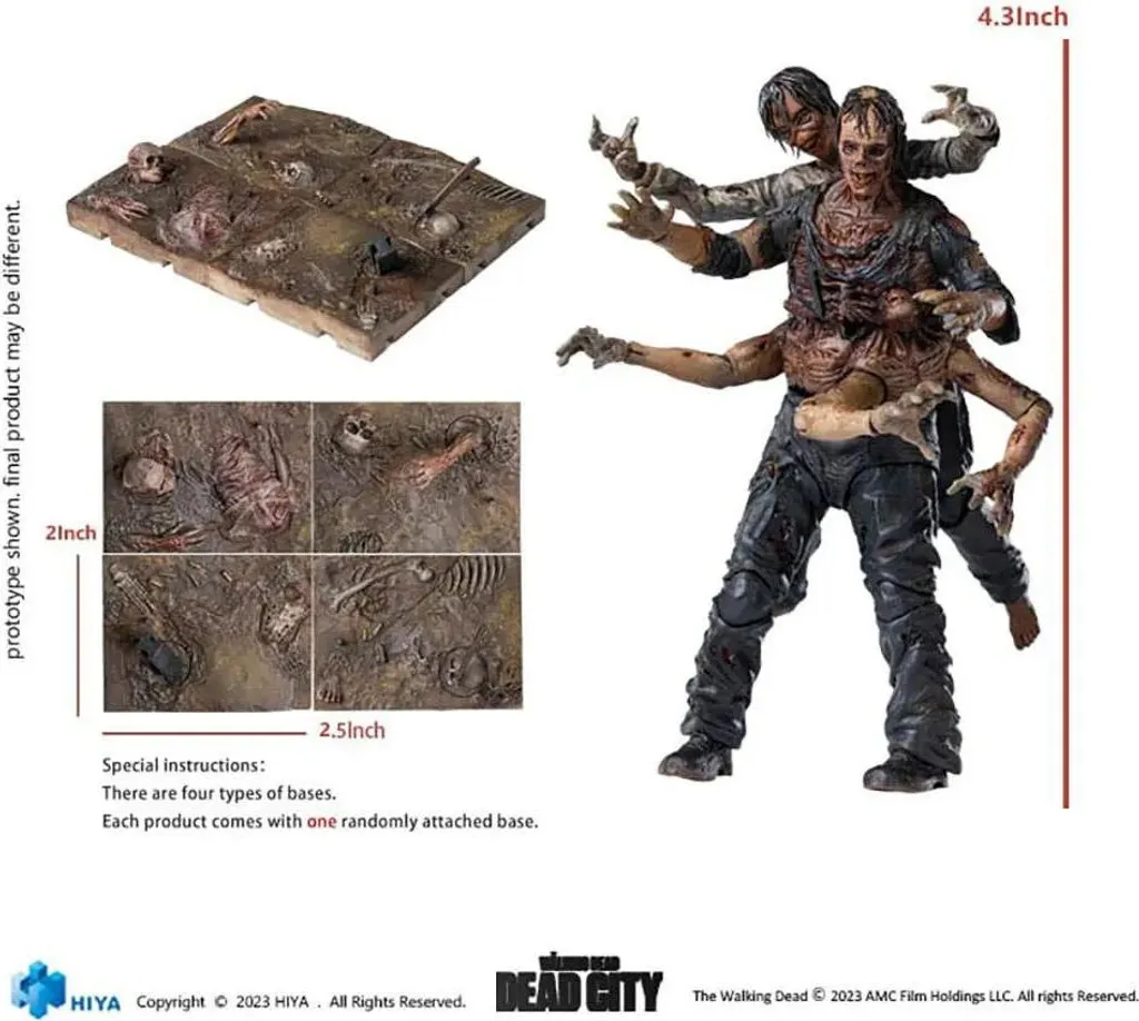 Figurine Exquisite Mini Walker King Dead City 1/18 hyper détaillée - 4
