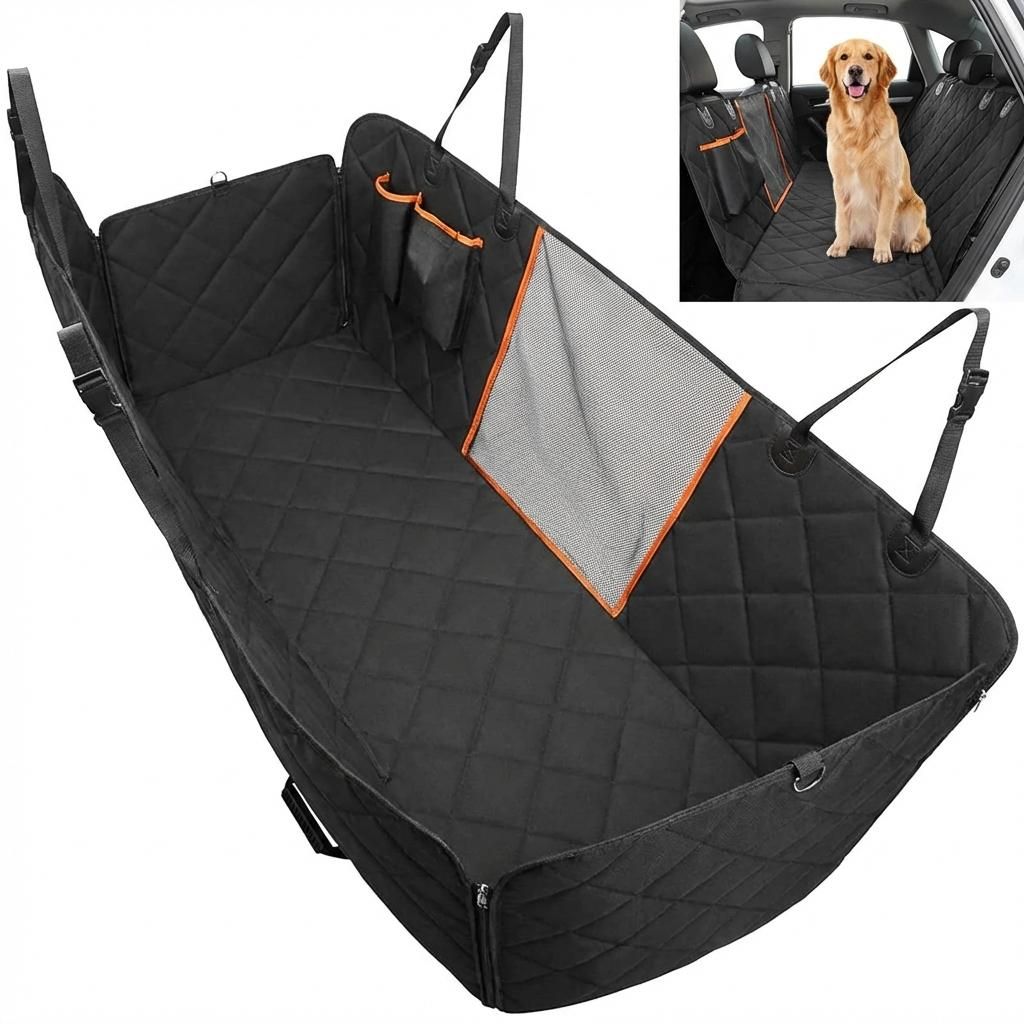 Hundeschutzdecke Auto Rückbank 133x140cm Wasserdicht Produktbild 