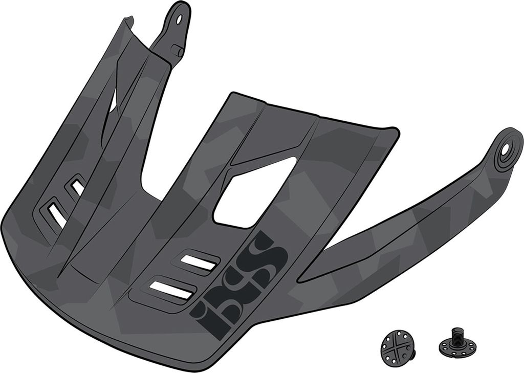 kask iXS z daszkiem Trigger FF Camo, Black Camo, XS/S Zdjęcie produktu 