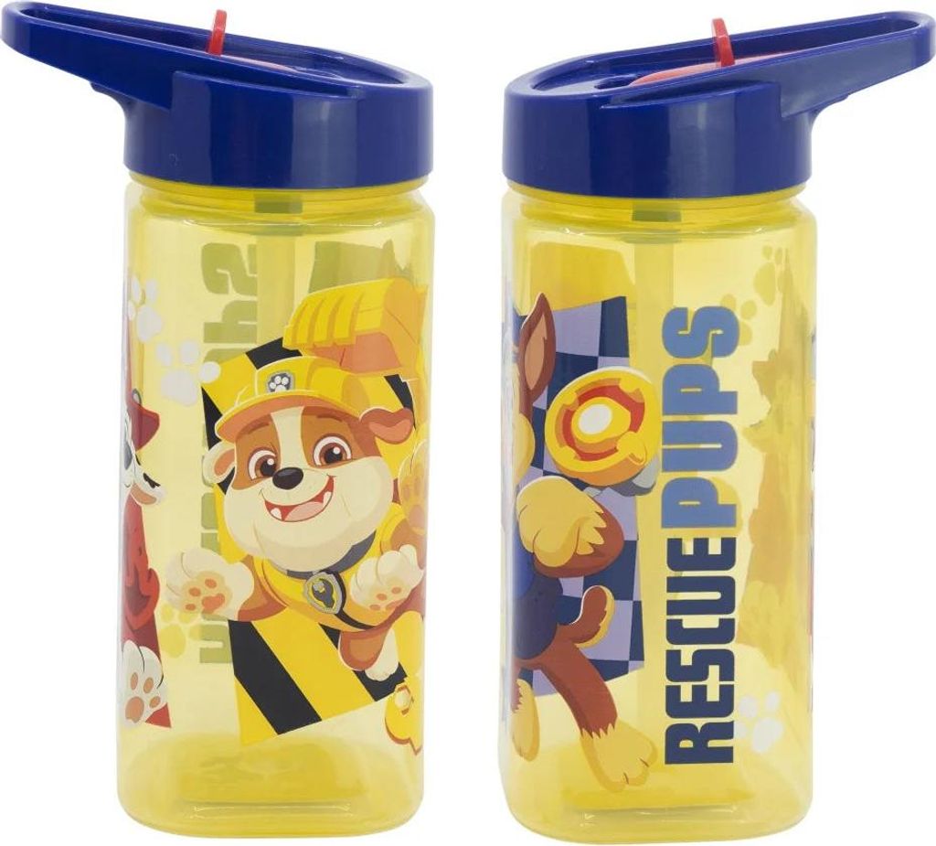 Paw Patrol Chase Rubble Marshall Wasserflasche Trinkflasche Flasche 510 ml