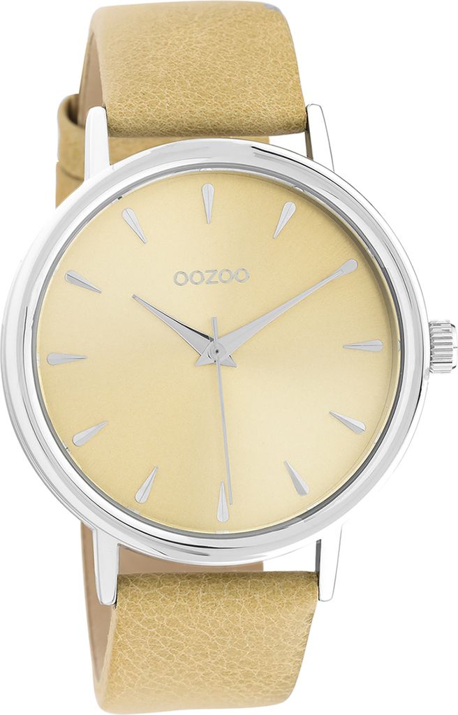 Oozoo Leder Damen Uhr Analog Quarzuhr Armband gelb Timepieces D2UOC10827