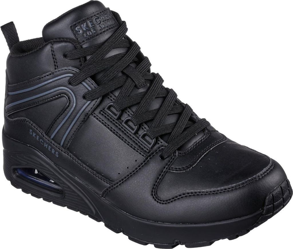 Skechers Herren Sneaker UNO Keep Close Air-Cooled Memory Foam Schwarz 45.5 EU