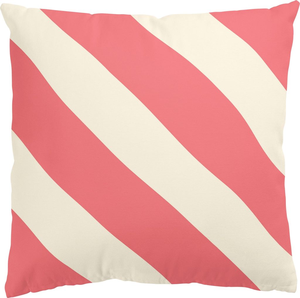 Dekokissen Muster drinnen / Indoor Zierkissen Samt waschbar Design rosa Pop Art Sofakissen mit Füllung