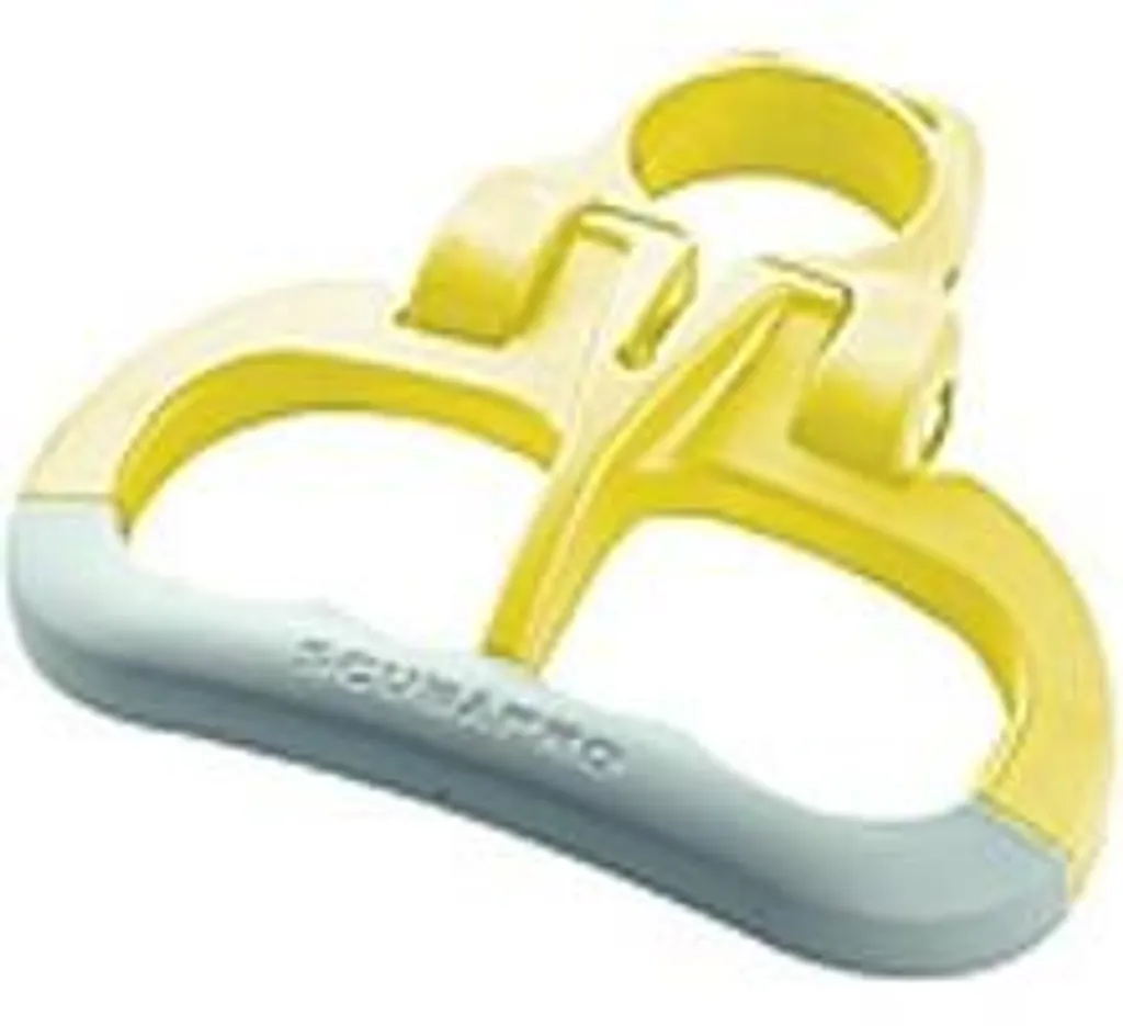 Support de bouteille SCUBAPRO jaune sangle de fixation pour bloc de plongée - 2