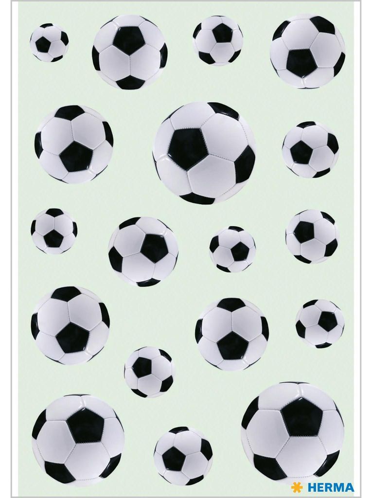 Herma 3434 3434 DECOR nálepky futbalové lopty Obrázok produktu 