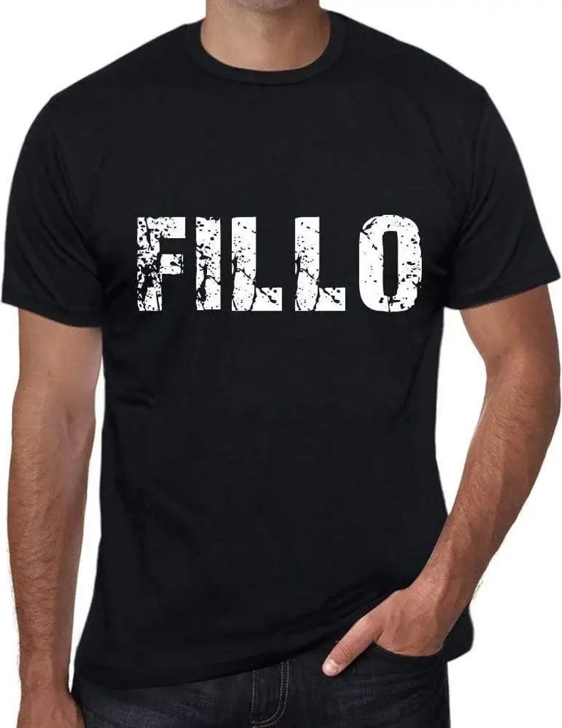 Herren Grafik T-Shirt Fillo Öko-Verantwortlich Vintage Jahrgang Kurzarm Lustige Druck Geburtstag Geschenk Mann