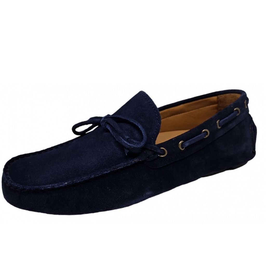 Exton Herren Slipper in Blau, Größe 42