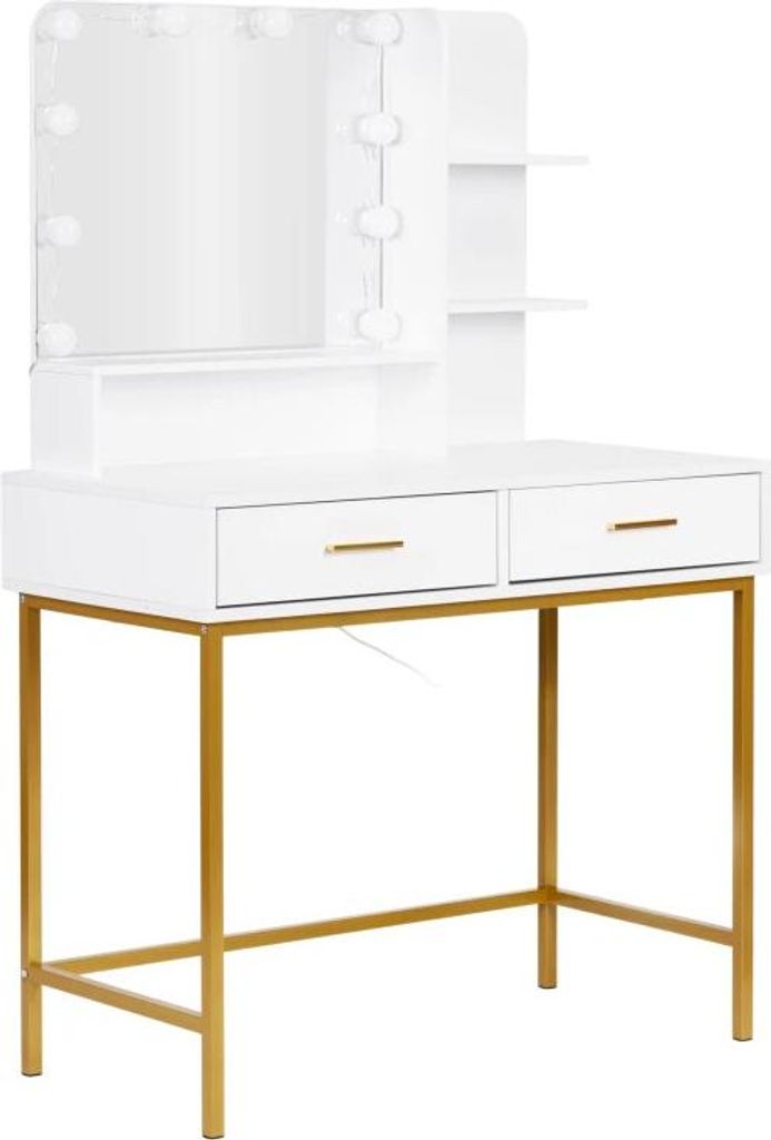 ModernHome FH-DT200067 Schminktisch mit Spiegel und Produktbild 