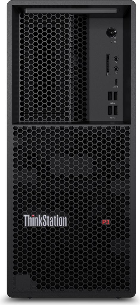 Lenovo ThinkStation P3 Tower Gen 2 (30HT006DGE) – Workstation mit Intel Core Ultra 5 245K, 32 GB DDR5, 512 GB NVMe-SSD, Windows 11 Pro