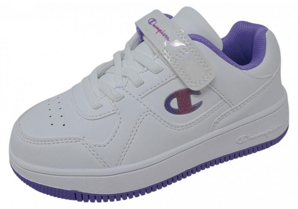 Champion RD18 Low PS Sportschuhe Kinder Sneaker sportlicher Schnürer Weiß Freizeit, Schuhgröße:EUR 31 | US 13C