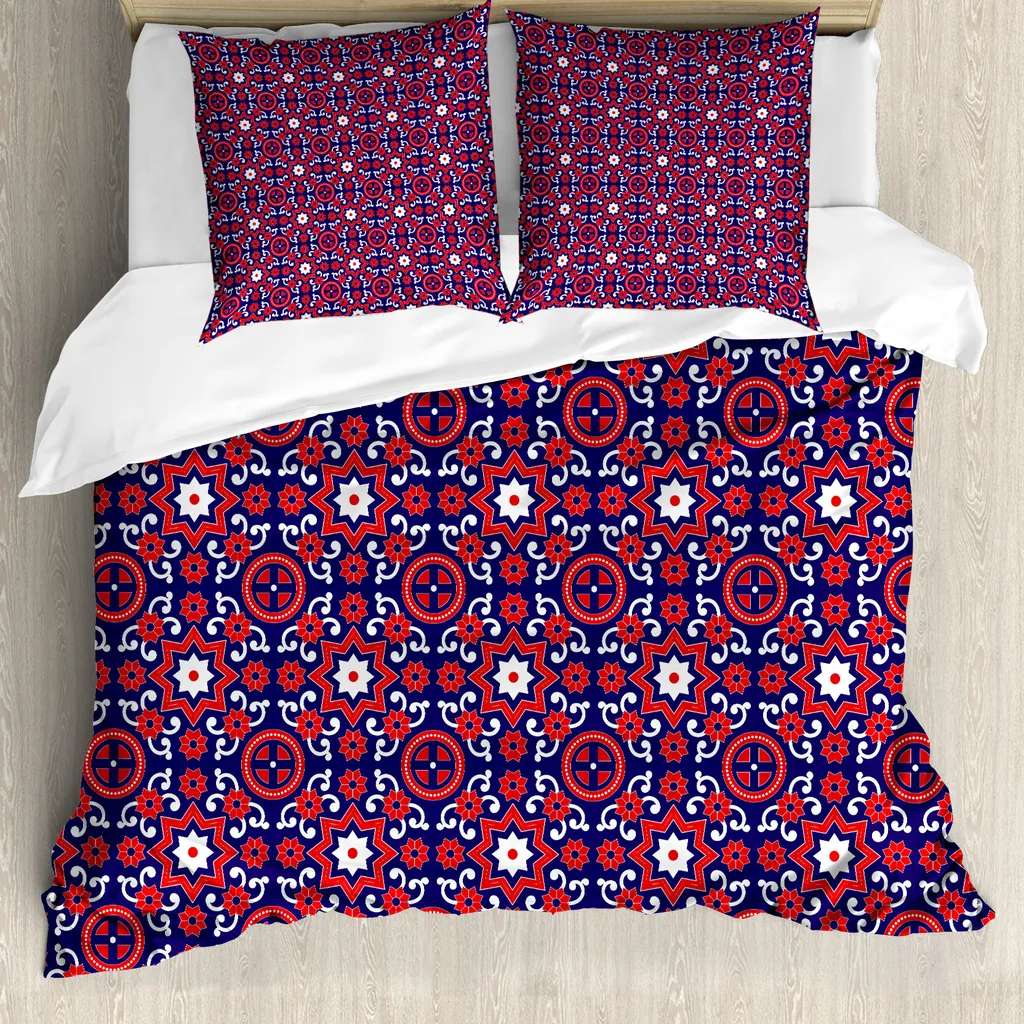 Set Letto ABAKUHAUS Antiacaro Marocchino: Protezione e Design Orient