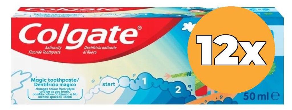 12x Colgate Tandpasta Kids 6-9 (12 x 50 ml)