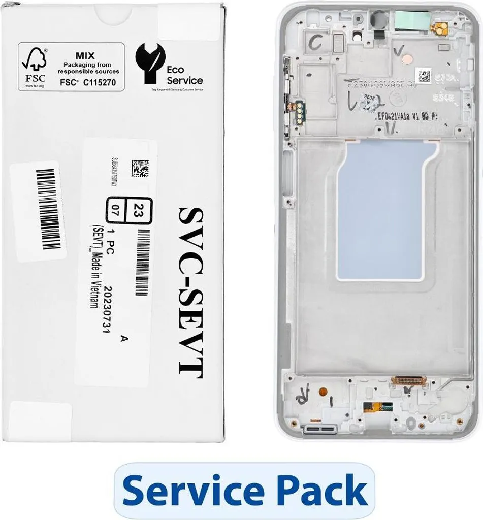 Remplacer Écran Samsung A26 5G Blanc Cassé - Kit LCD GH82-37049B Origine