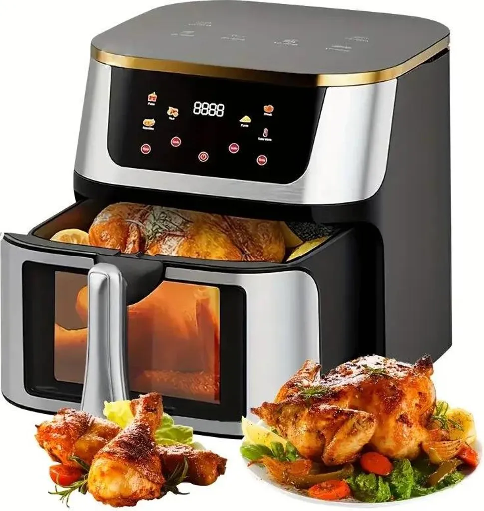 Air fryer intelligent 12L haute performance avec 8 programmes auto