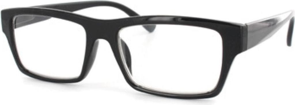 Spectrum Lesebrille schwarz 1,50 rechteckig
