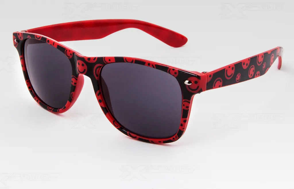 Occhiali da sole OEM Nerd Smiley Rosso
