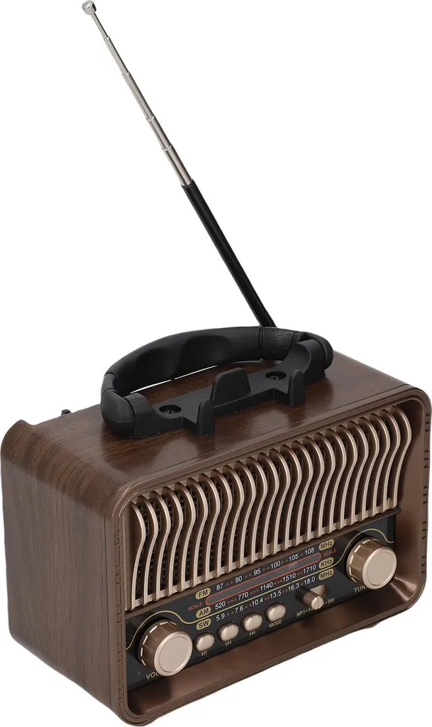 Radio Portable Rétro Bluetooth 5.4 Haute Réception avec Batterie Type C - 7