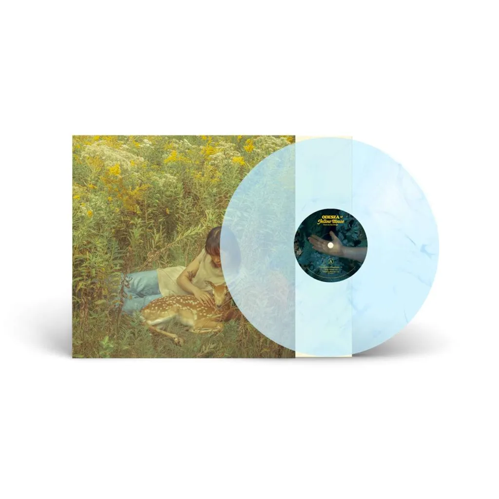 Vinyle ODESZA Flaws In Our Design pour Platine Hi-Fi Bleu Ciel Limité