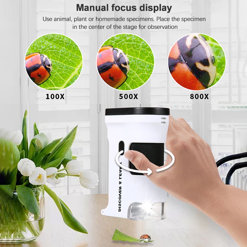 Digitální kapesní mikroskop, přenosný USB mikroskop, Obrázek produktu 10