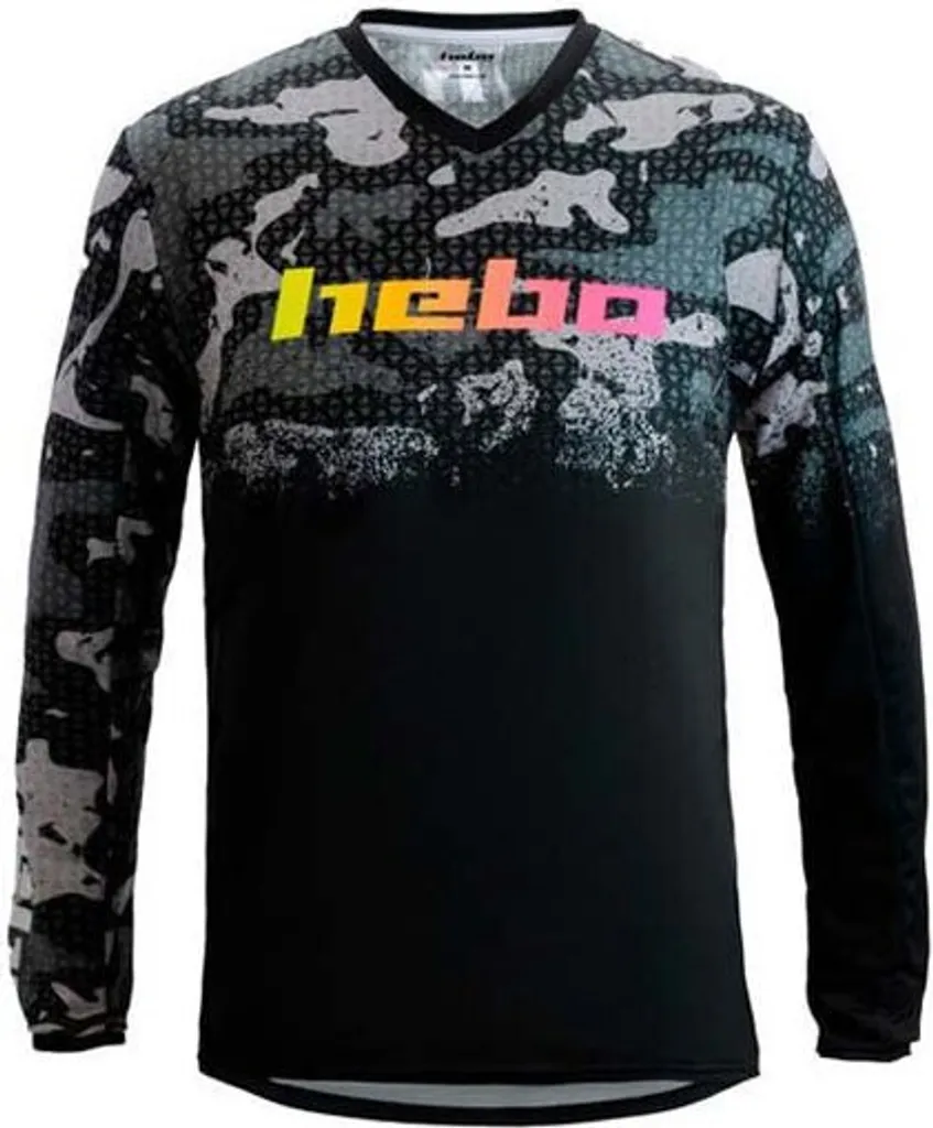 Maillot moto anti-transpiration Hebo Pro Kamu manches longues