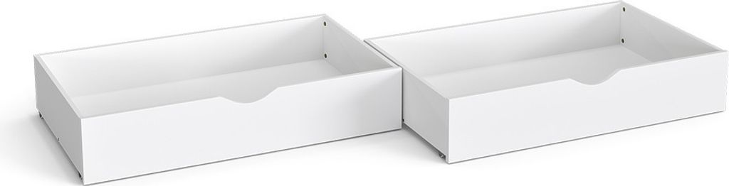 Vitalispa Rollschublade Everest, 98 x 56 cm 2er Set, Weiß Produktbild 1