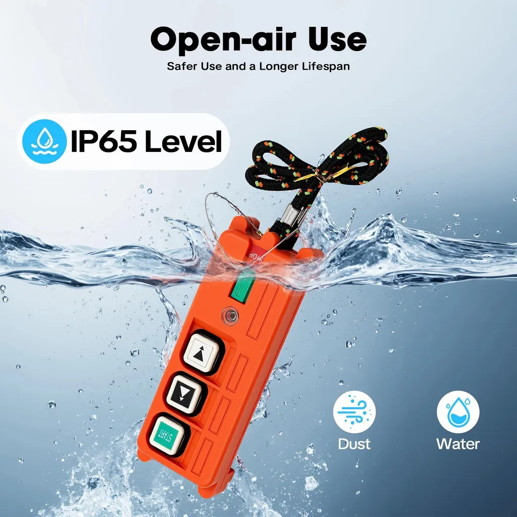 Télécommande de grue étanche IP65 en ABS orange robuste modèle F21-2S - 11