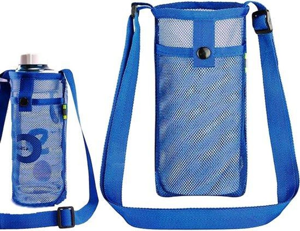 Wasserflaschen-Tasche für Wandern, Reisen und Camping mit verstellbarer Riemen.