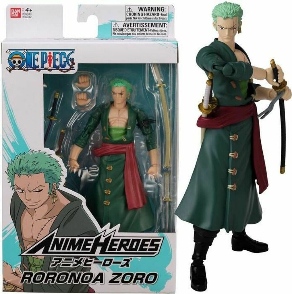 Figura con snodi One Piece Anime Heroes - Roronoa Zoro 17 Immagine del prodotto 