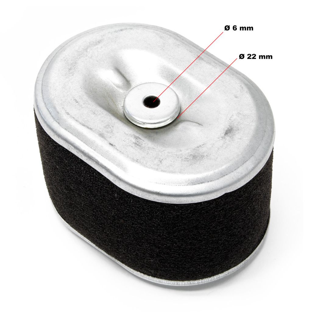 Wiltec Luftfilterpatrone für LIFAN 6,5 PS Motor – Benzinmotor Ersatzteil Luftfilter Patrone – Einzylinder für Kleinmaschinen & Karts, 4-Takt ...