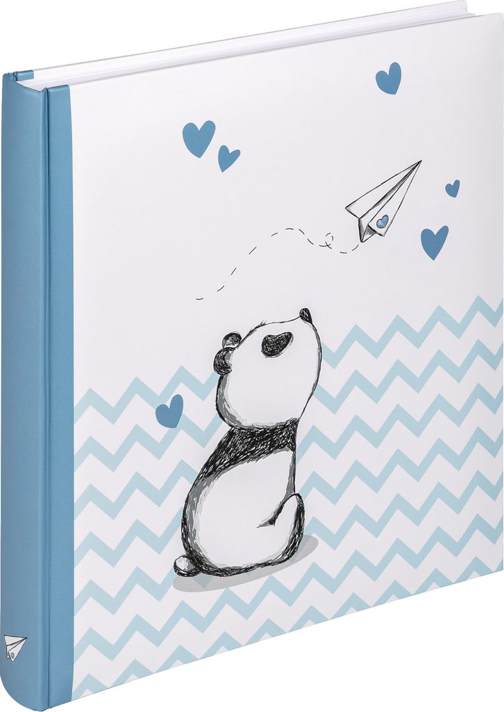 Walther, UK-281-L, Babyalbum Little Panda, 28X30,5 cm, blau