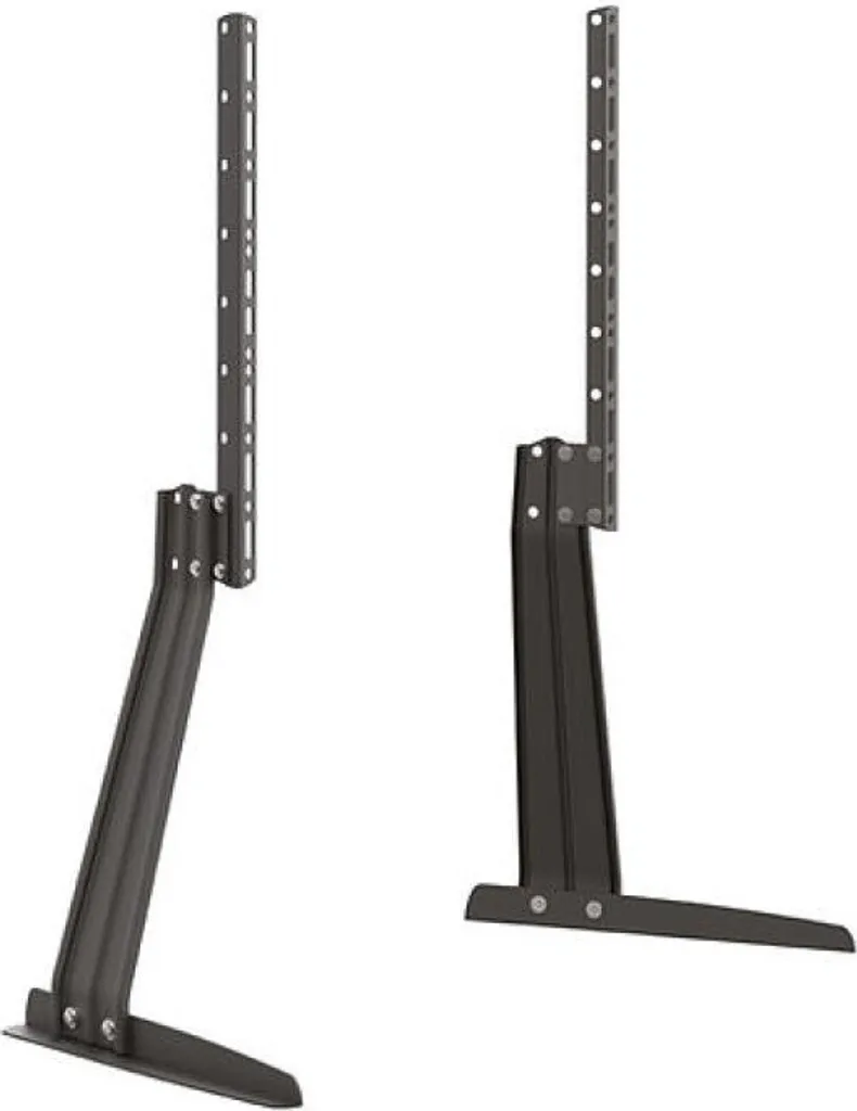 Support TV de Table Universel Noir Réglable pour Écran 81 cm à 178 cm - 4
