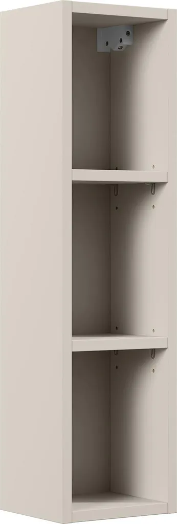Étagère de Salle de Bain Beige Bella 20cm - Rangement Cosmétiques Fine